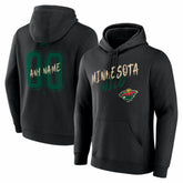 Minnesota Wild Hustle Personalized Name & Number Hoodie