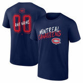 Montreal Canadiens Big & Tall Hustle Personalized Name & Number T-Shirt