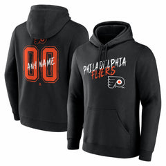 Philadelphia Flyers Hustle Personalized Name & Number Hoodie