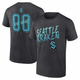 Seattle Kraken Hustle Personalized Name & Number T-Shirt