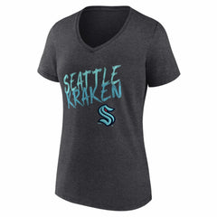 Seattle Kraken Women's Hustle Personalized Name & Number V-Neck T-Shirt