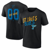 St. Louis Blues Big & Tall Hustle Personalized Name & Number T-Shirt