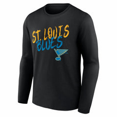 St. Louis Blues Hustle Personalized Name & Number Long Sleeve T-Shirt