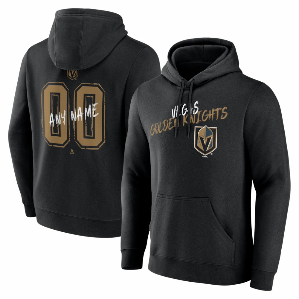 Vegas Golden Knights Hustle Personalized Name & Number Hoodie
