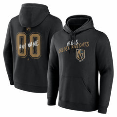 Vegas Golden Knights Hustle Personalized Name & Number Hoodie