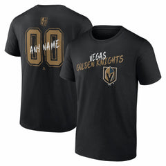 Vegas Golden Knights Hustle Personalized Name & Number T-Shirt