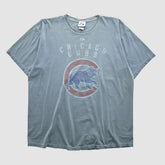 Chicago Cubs Majestic 2000s T-shirt - Gray Vintage