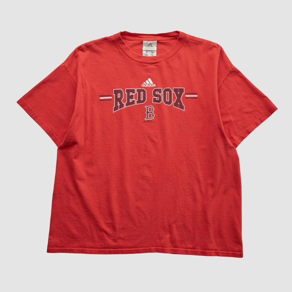 Boston Red Sox Adidas 2000s T-shirt - Red Vintage