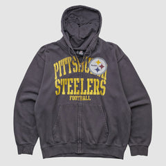 NFL Pittsburgh Steelers NFL 2010s Hooded Full Zip Sweatshirt