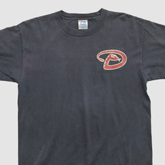 Arizona Diamondbacks Majestic 2000s T-shirt - Black Vintage