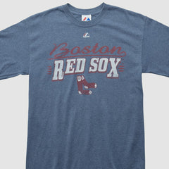 Boston Red Sox Majestic 2000s T-shirt - Blue Vintage