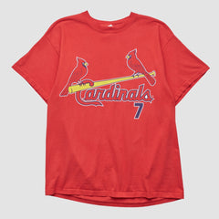 St. Louis Cardinals Lee Apparel 2000s T-shirt - Red Vintage