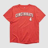 Cincinnati Reds Majestic 2000s T-shirt - Red Vintage