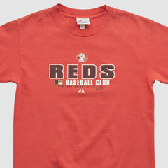 Cincinnati Reds Majestic 2000s T-shirt - Red Vintage