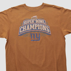 NFL New York Giants Super Bowl Reebok 2008 T-shirt