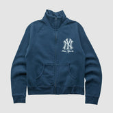New York Yankees Genuine Merchandise 2010s Full Zip Sweatshirt - Navy Vintage