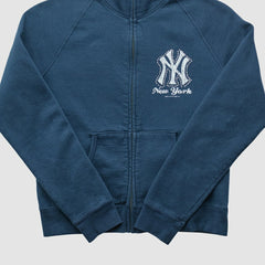 New York Yankees Genuine Merchandise 2010s Full Zip Sweatshirt - Navy Vintage