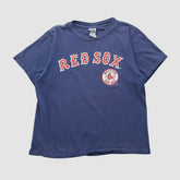 Boston Red Sox Cotton 2000s T-shirt - Navy Vintage
