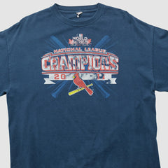 St. Louis Cardinals Alstyle 2011 Long Sleeve T-shirt - Navy Vintage