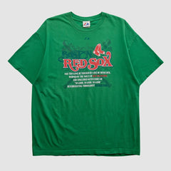 Boston Red Sox Majestic 2000s T-shirt - Green Vintage