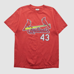 St. Louis Cardinals Lee Apparel 2000s T-shirt - Red Vintage