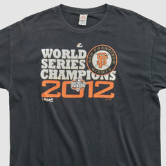 San Francisco Giants Alstyle 2012 T-shirt - Black Vintage
