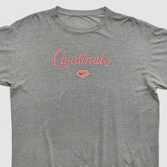 St. Louis Cardinals 2000s T-shirt - Heather Gray Vintage | Nike