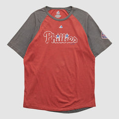 Philadelphia Phillies Majestic 2000s T-shirt - Red Vintage