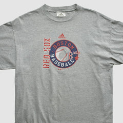 Boston Red Sox Adidas 2000s T-shirt - Heather Gray Vintage
