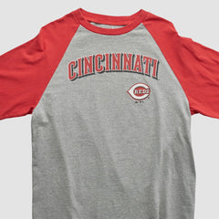Cincinnati Reds Majestic 2009 T-shirt - Heather Gray Vintage