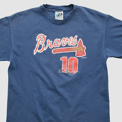 Atlanta Braves Dynasty T-shirt - Navy Vintage