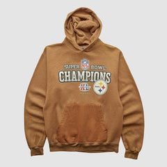 NFL Pittsburgh Steelers Super Bowl XL Reebok 2006 Hooded Pullover Sweatshirt