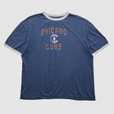 Chicago Cubs Majestic 2000s T-shirt - Navy Vintage