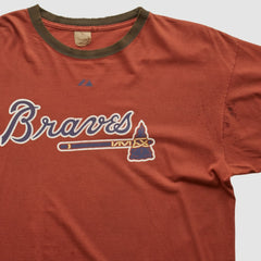 Atlanta Braves 2000s T-shirt - Red Vintage
