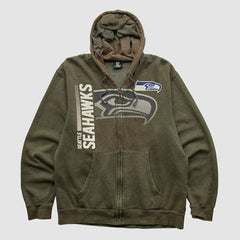 NFL Seattle Seahawks NFL 2010s Hooded Full Zip Sweatshirt