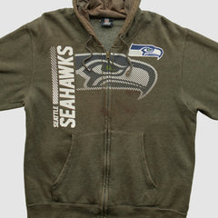 NFL Seattle Seahawks NFL 2010s Hooded Full Zip Sweatshirt