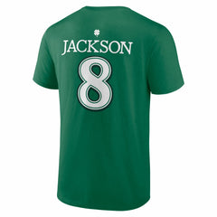 NFL Baltimore Ravens Lamar Jackson St. Patrick's Day Icon Name & Number T-Shirt