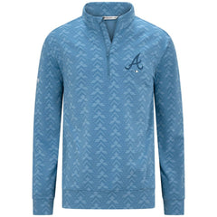 Atlanta Braves Levelwear Chameleon Quarter-Zip Pullover - Blue