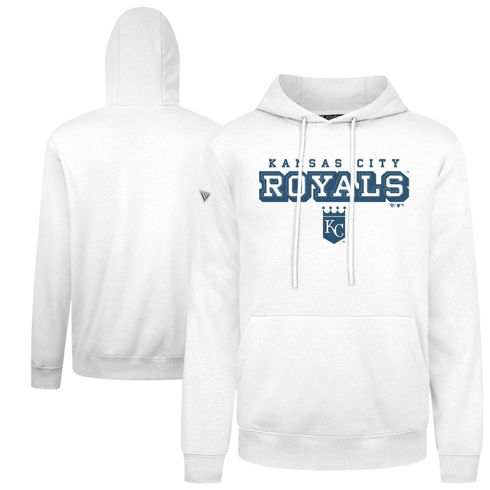 Kansas City Royals Levelwear Podium Hoodie - White