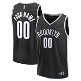 Brooklyn Nets Fast Break Custom Jersey - Icon Edition - Black | Fanatics shop