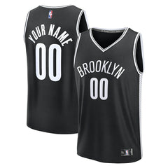 Brooklyn Nets Fast Break Custom Jersey - Icon Edition - Black | Fanatics shop