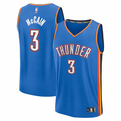 Jared McCain Oklahoma City Thunder Fast Break Replica Jersey - Icon Edition - Blue | Fanatics shop