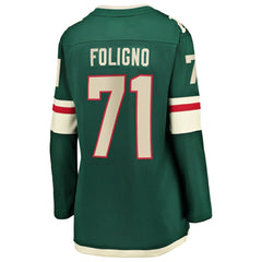 Nick Foligno Minnesota Wild Fanatics Women's Home Breakaway Jersey