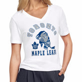 Toronto Maple Leafs Starter Women's Tough Puck T-Shirt