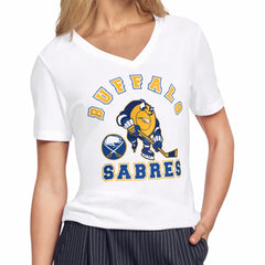 Buffalo Sabres Starter Women's Tough Puck T-Shirt