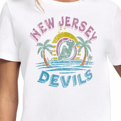 New Jersey Devils Starter Women's Tonal Beach T-Shirt