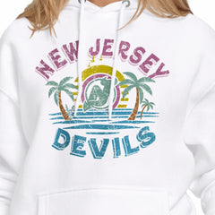 New Jersey Devils Starter Women's Tonal Beach Hoodie