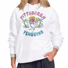 Pittsburgh Penguins Starter Women's Tonal Beach Hoodie