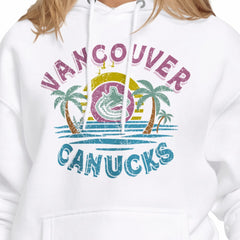 Vancouver Canucks Starter Women's Tonal Beach Hoodie