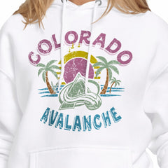 Colorado Avalanche Starter Women's Tonal Beach Hoodie